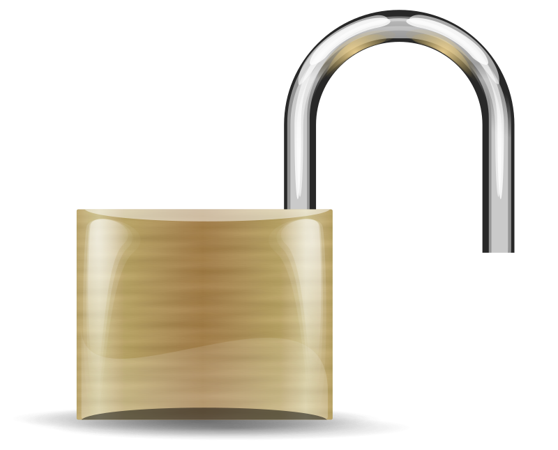 lock clipart animated