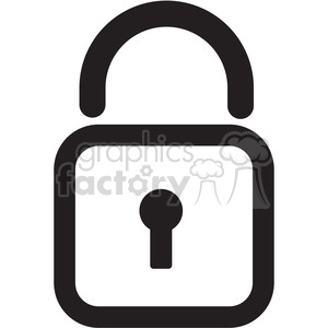lock clipart closed