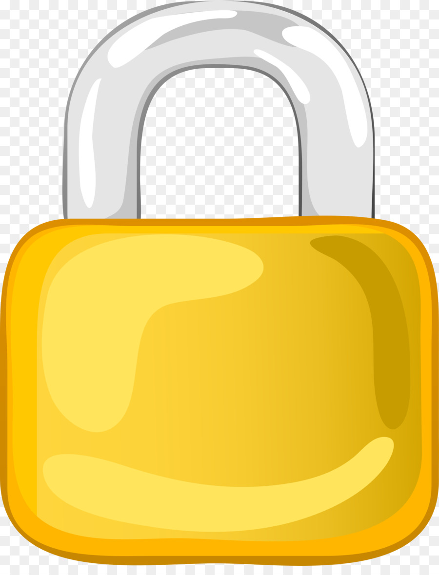 padlock clipart gold lock