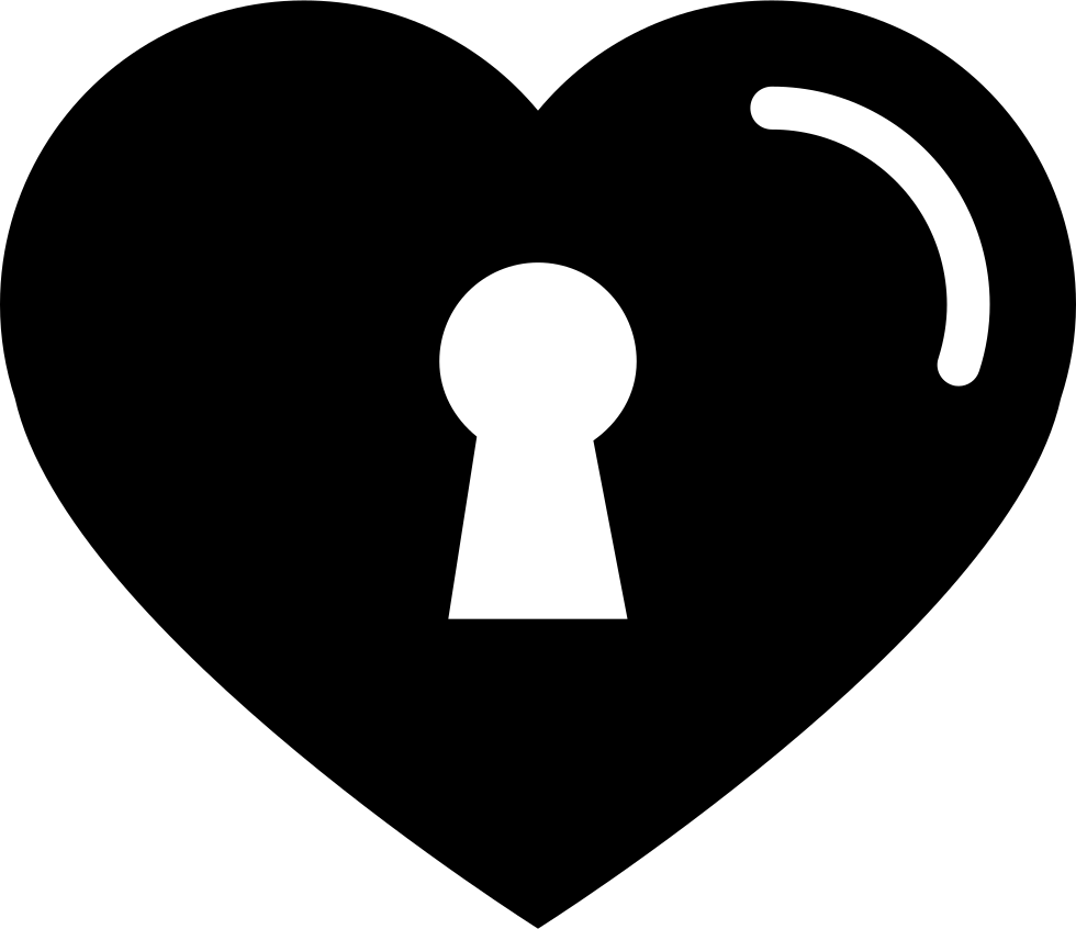 lock clipart heart object
