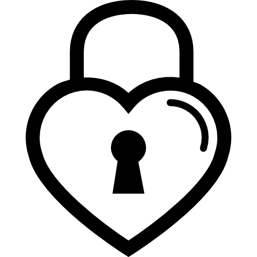 lock clipart heart shaped lock