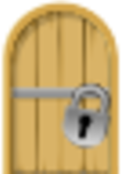 lock clipart locked gate