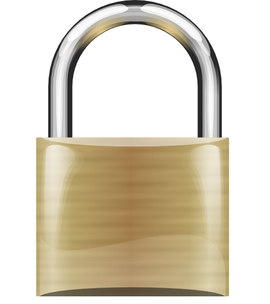 lock clipart locked gate
