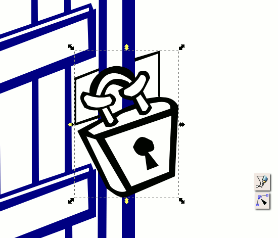 lock clipart locked gate