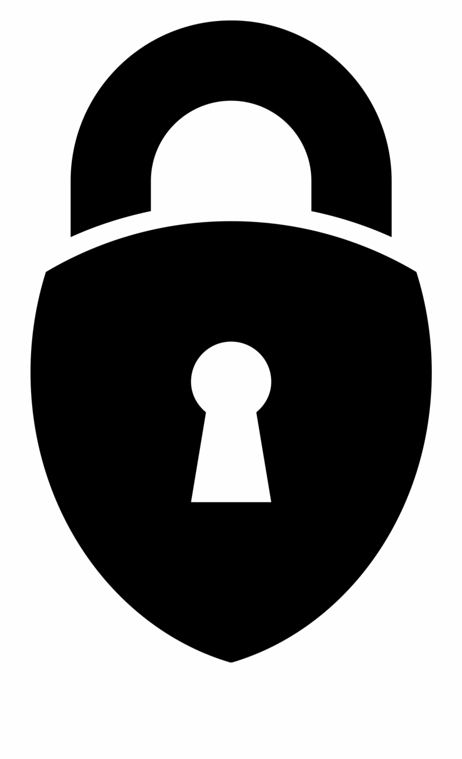 lock clipart shape