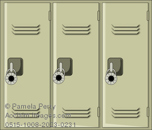Locker clipart. Sports lockers 