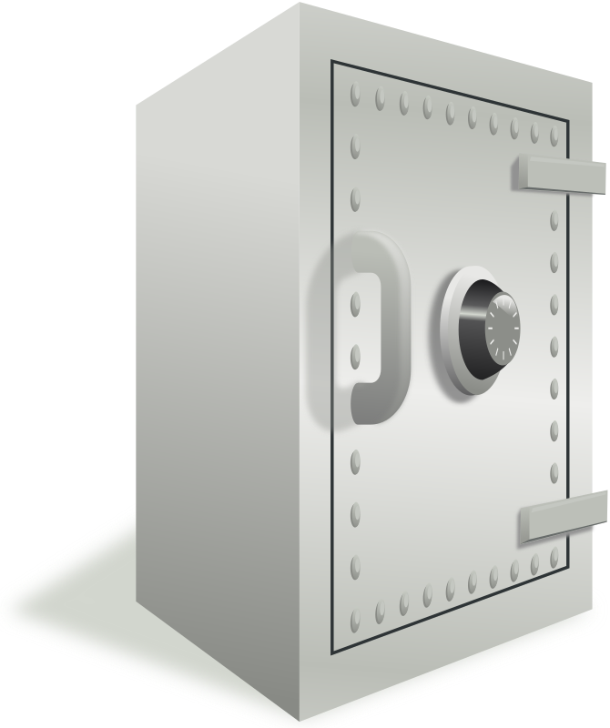 safe clipart bank locker