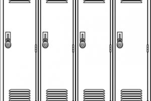 Locker clipart black and white. Portal 