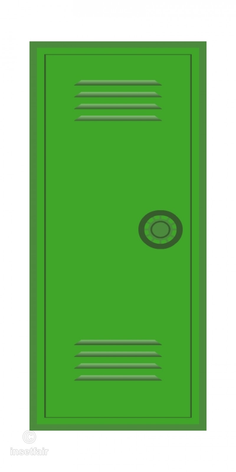 locker clipart green