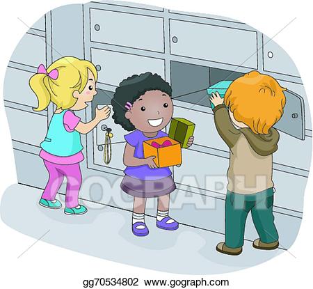 locker clipart little