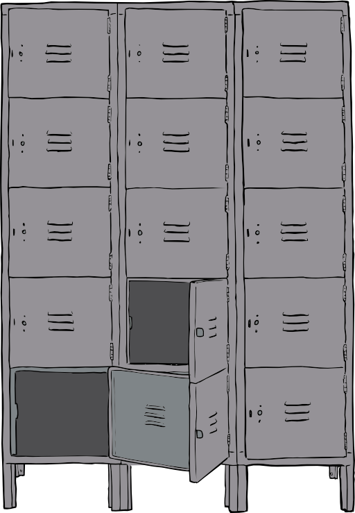 Locker locker hallway