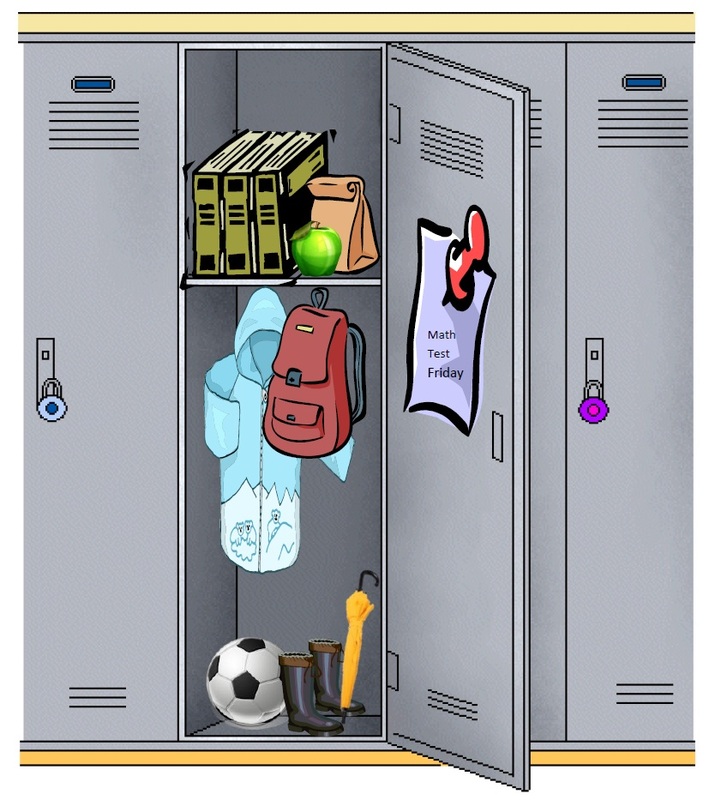 locker clipart organized