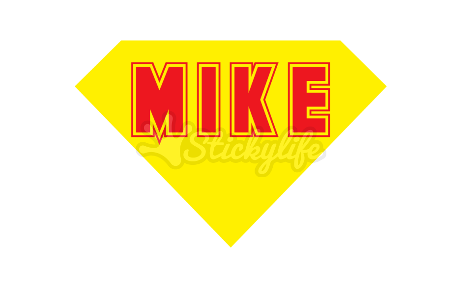 Super decal diamond shaped. Locker clipart personalized