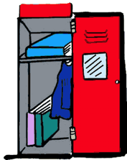 Clean out pta at. Locker clipart school locker