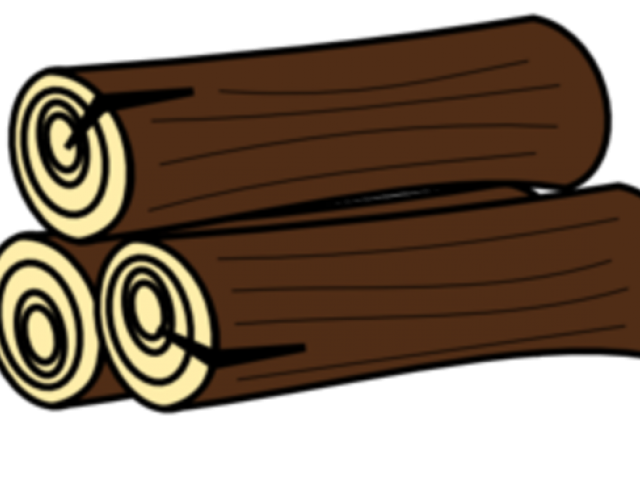 log clipart hollow log