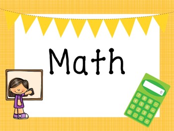 Log clipart math classroom.  large printable center