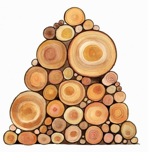 log clipart pile log