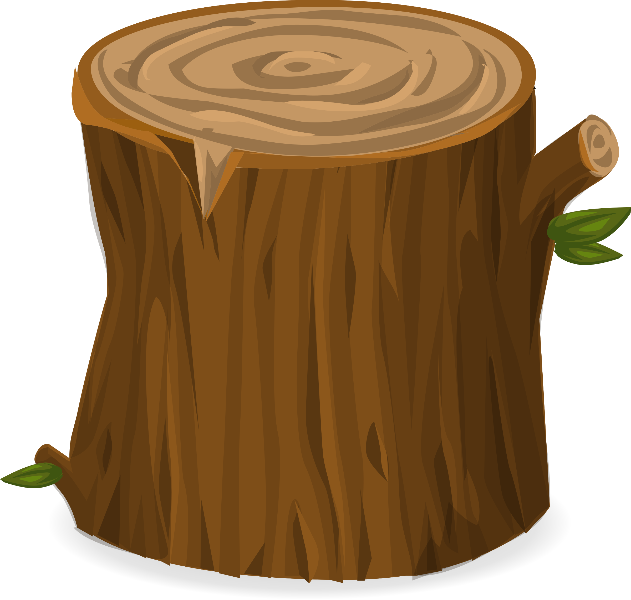 logs clipart stump