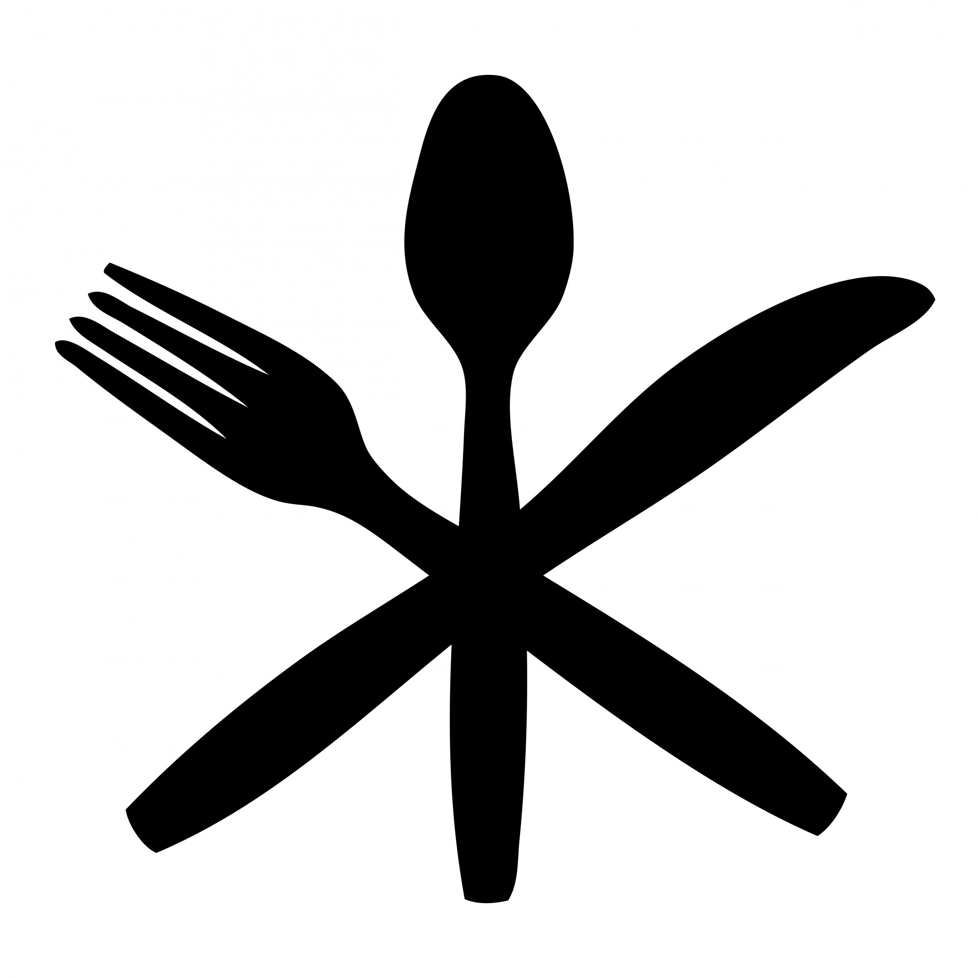 Cutlery logo free stock. Catering clipart knife fork