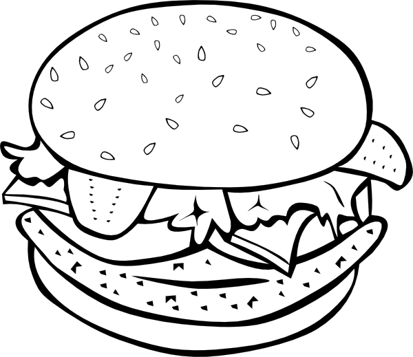 logo clipart burger