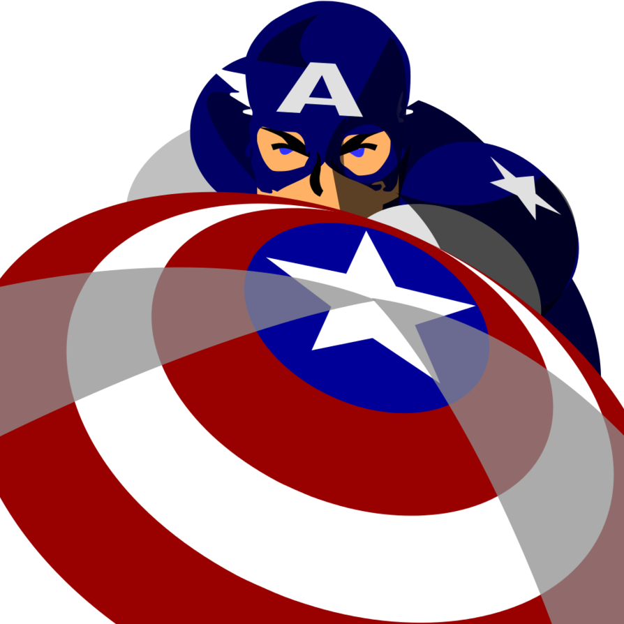 logo clipart captain america