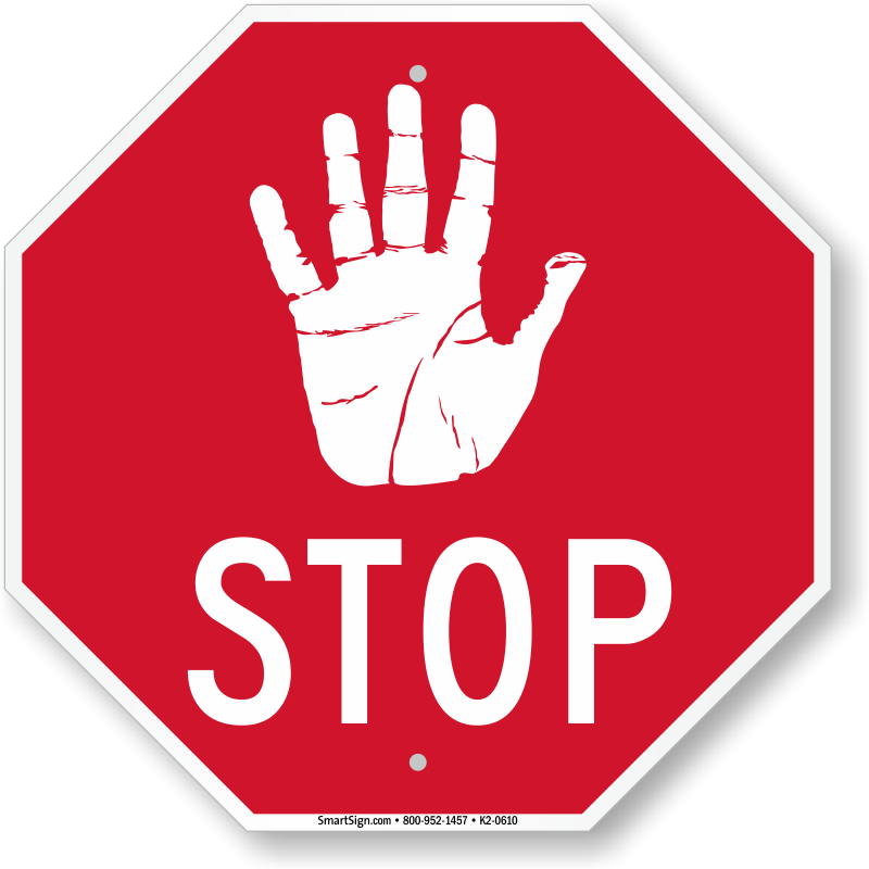 Symbol images meaning of. Stop clipart hand
