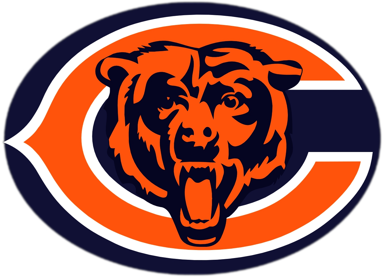 Bear clipart symbol. Chicago bears nfl minnesota