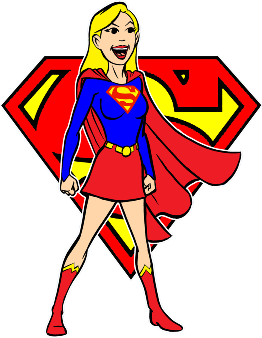 Logo clipart supergirl.  clip art height