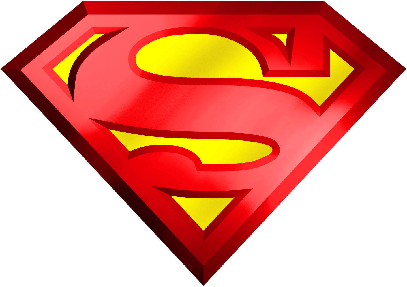 D transparent png . Logo clipart superman