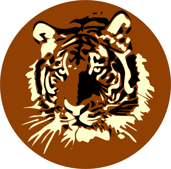logo clipart tiger