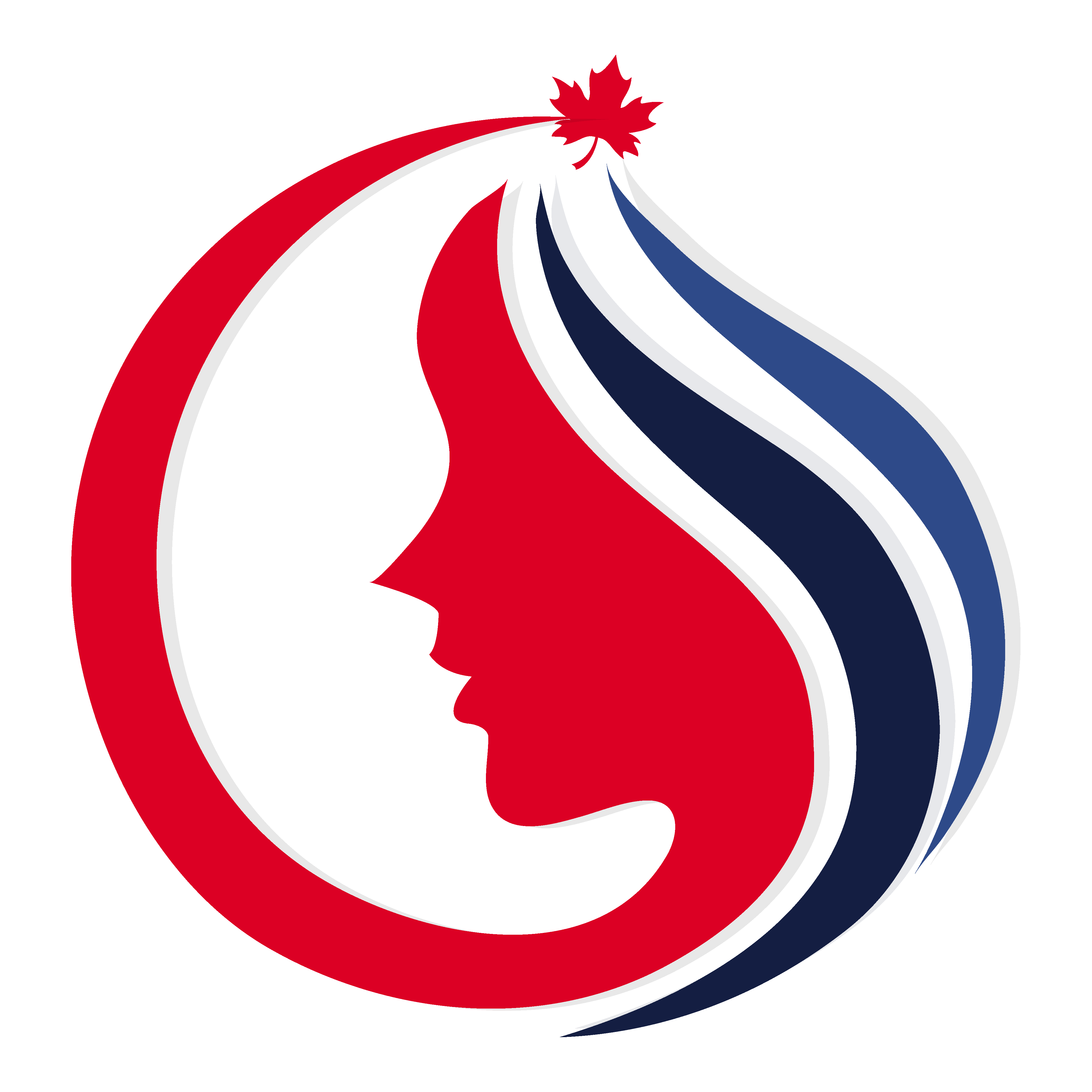 Logo clipart woman. Real women of canada