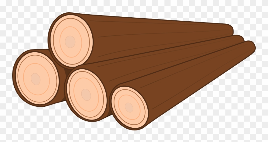 log clipart pile log