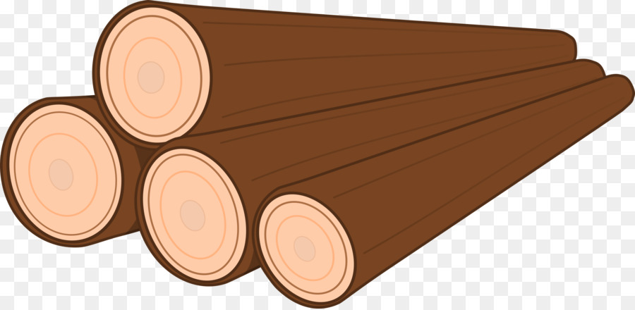 logs clipart brown