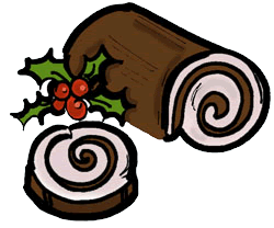 Log . Logs clipart christmas