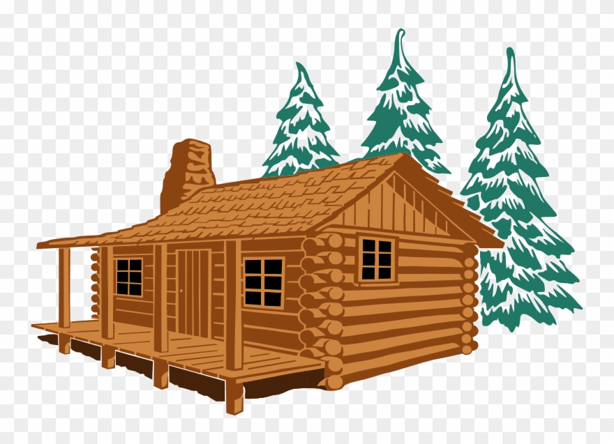 Logs clipart cute. Of logging home and
