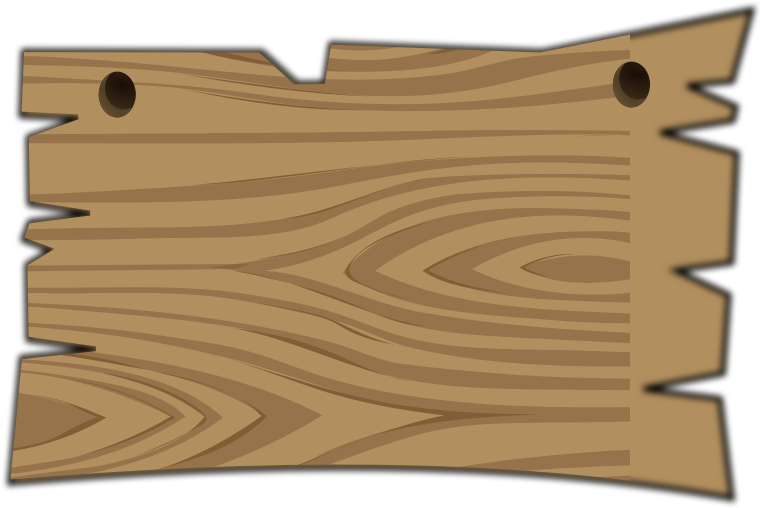 plaque clipart wood plank