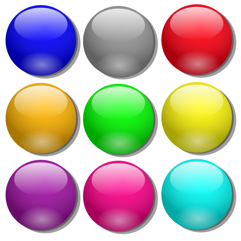 marbles clipart heavy object