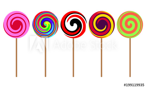 lollipop clipart multi