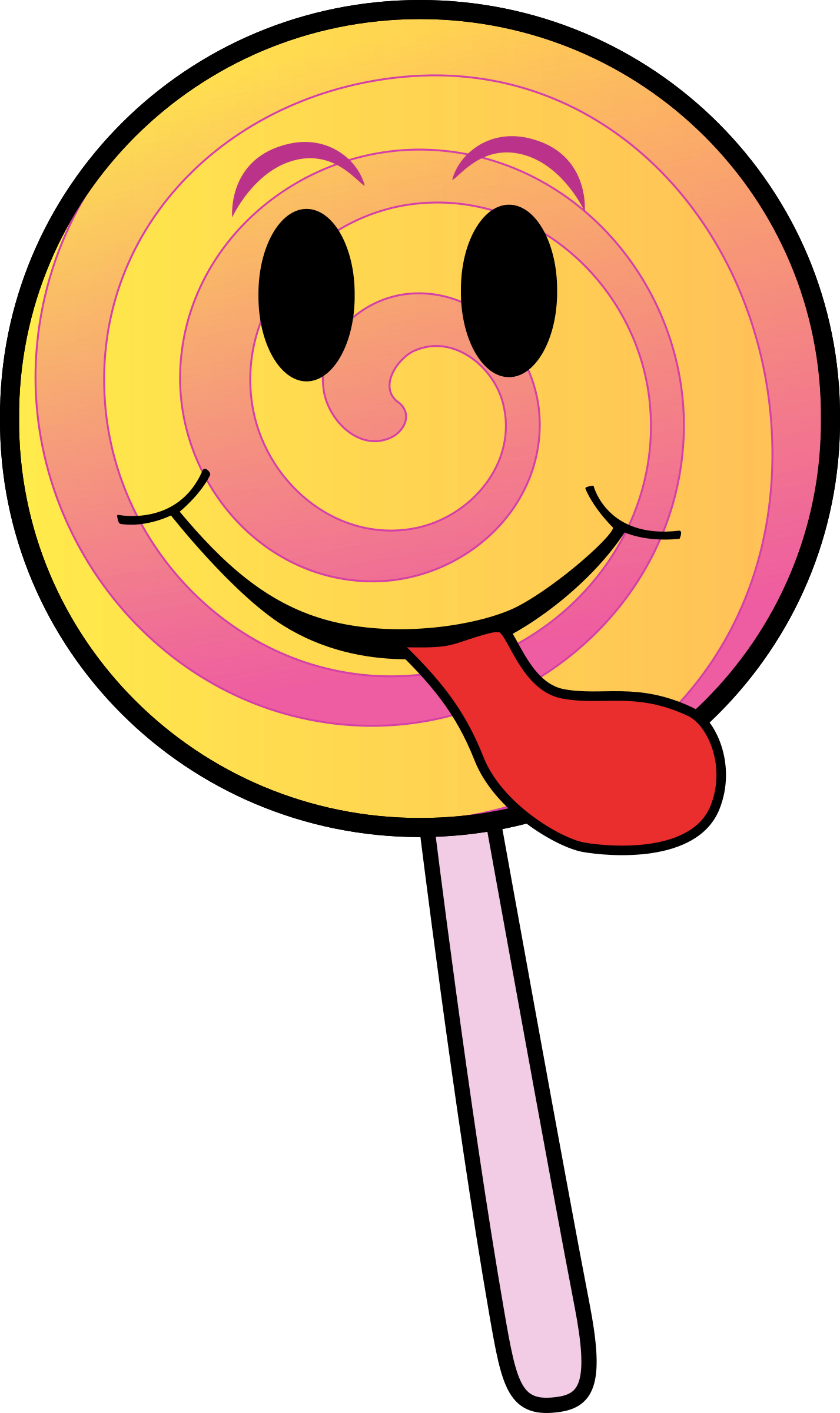 Smiley clipart beautiful. Lollipop big image png