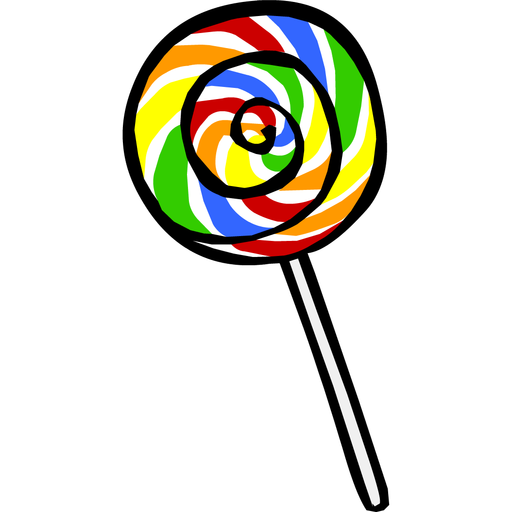 lollipop clipart outline