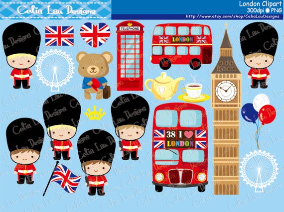 london clipart animated