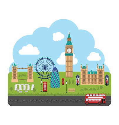 london clipart background