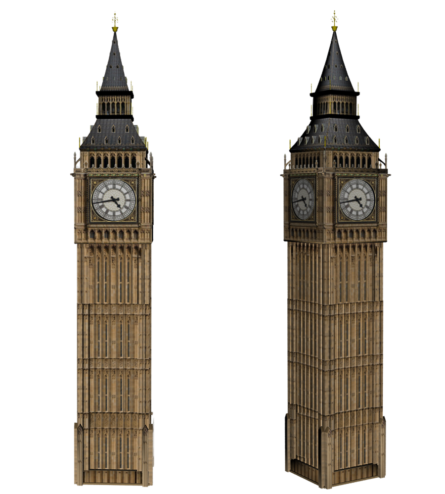 Clock tower png transparent. London clipart building london