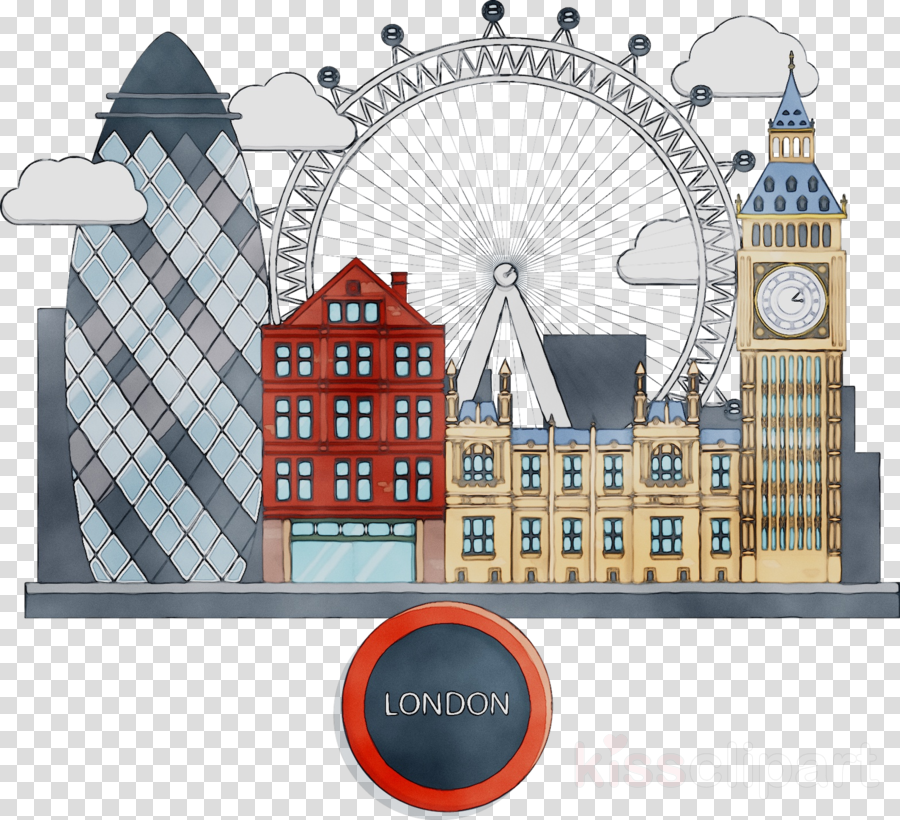 City architecture illustration . London clipart building london