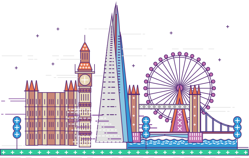 london clipart ferris wheel london