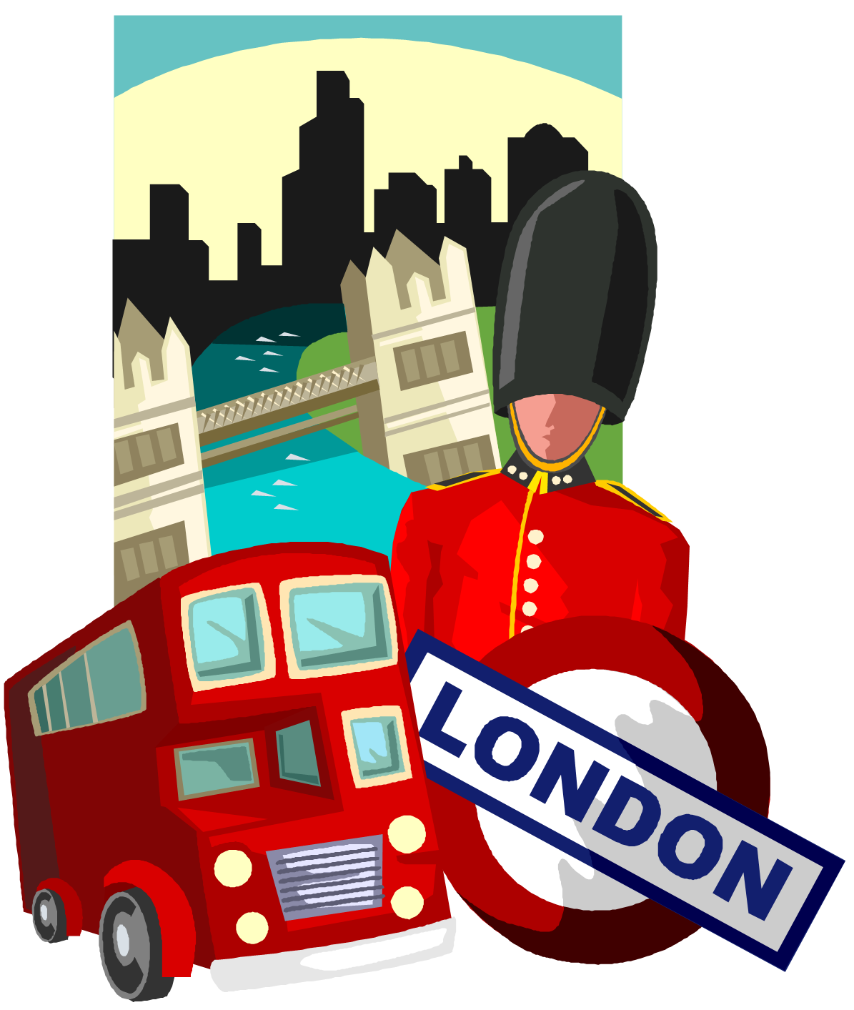 london clipart graphic