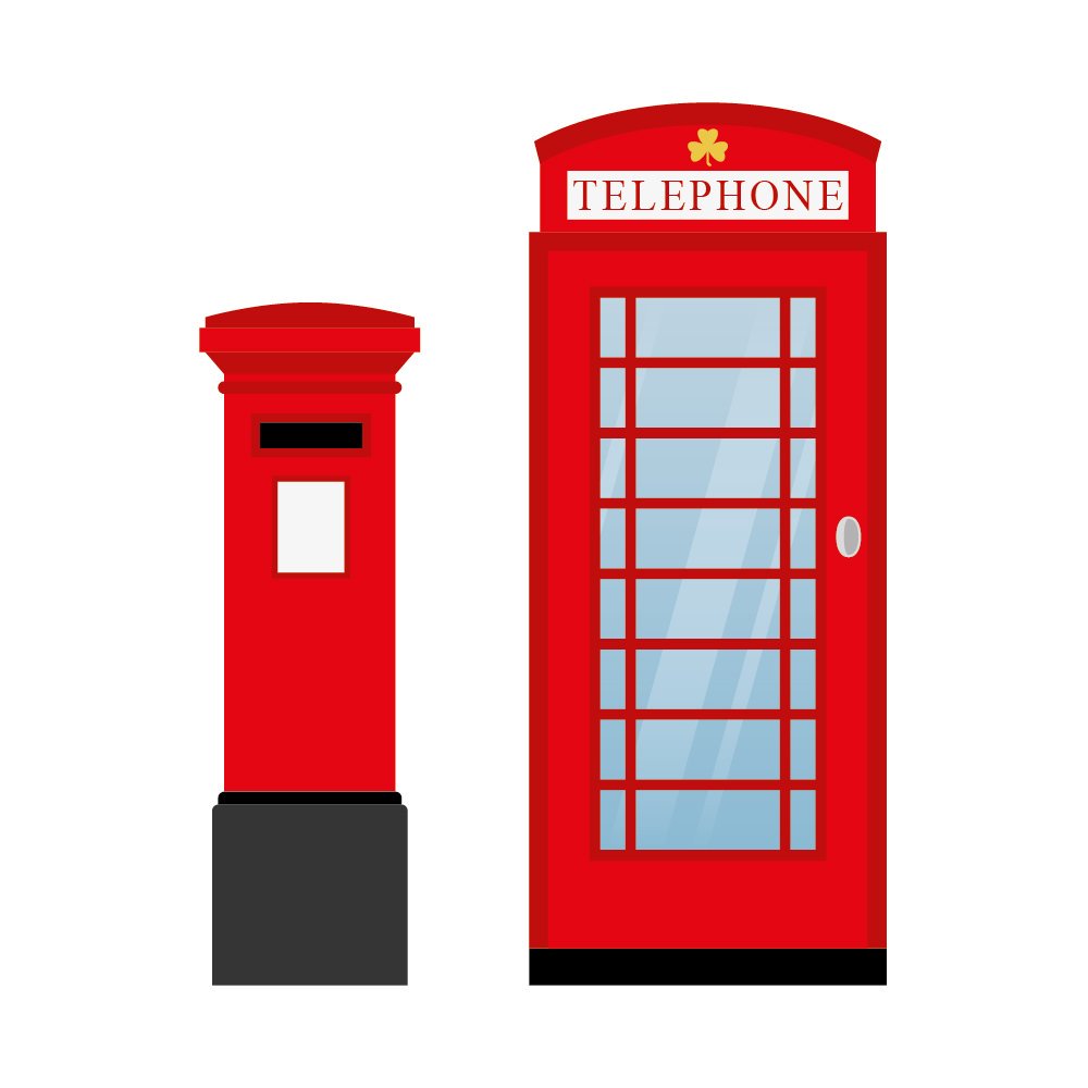 london clipart mailbox