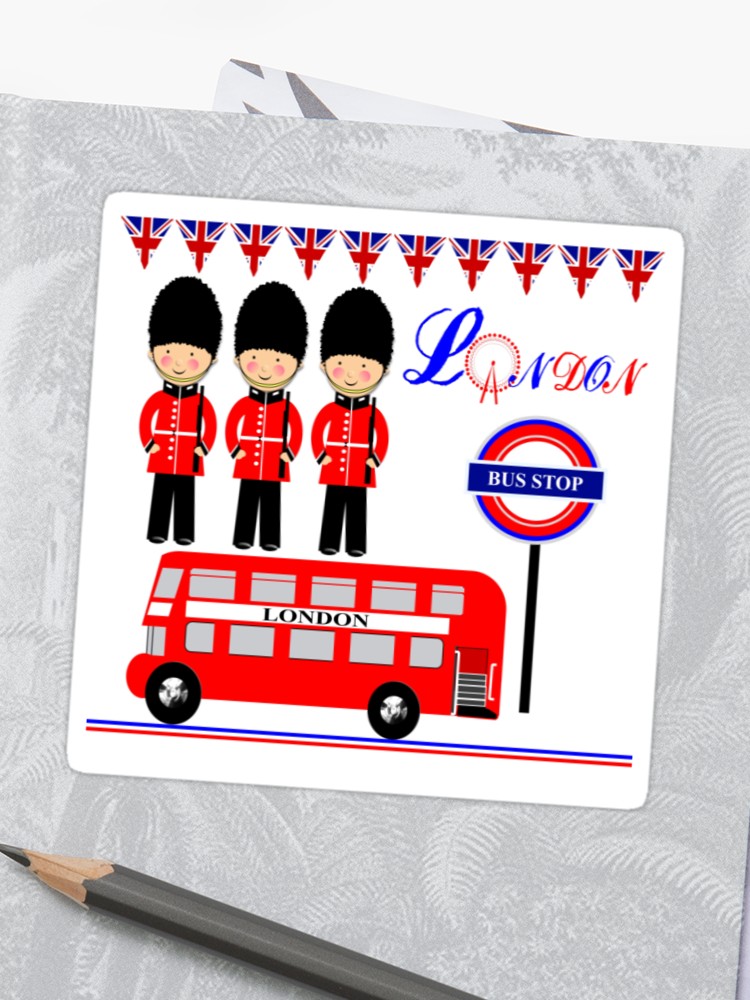london clipart themed london