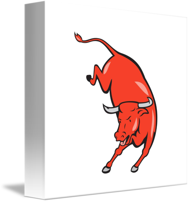 Longhorn clipart cap. Texas red bull jumping