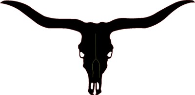 longhorn clipart skull